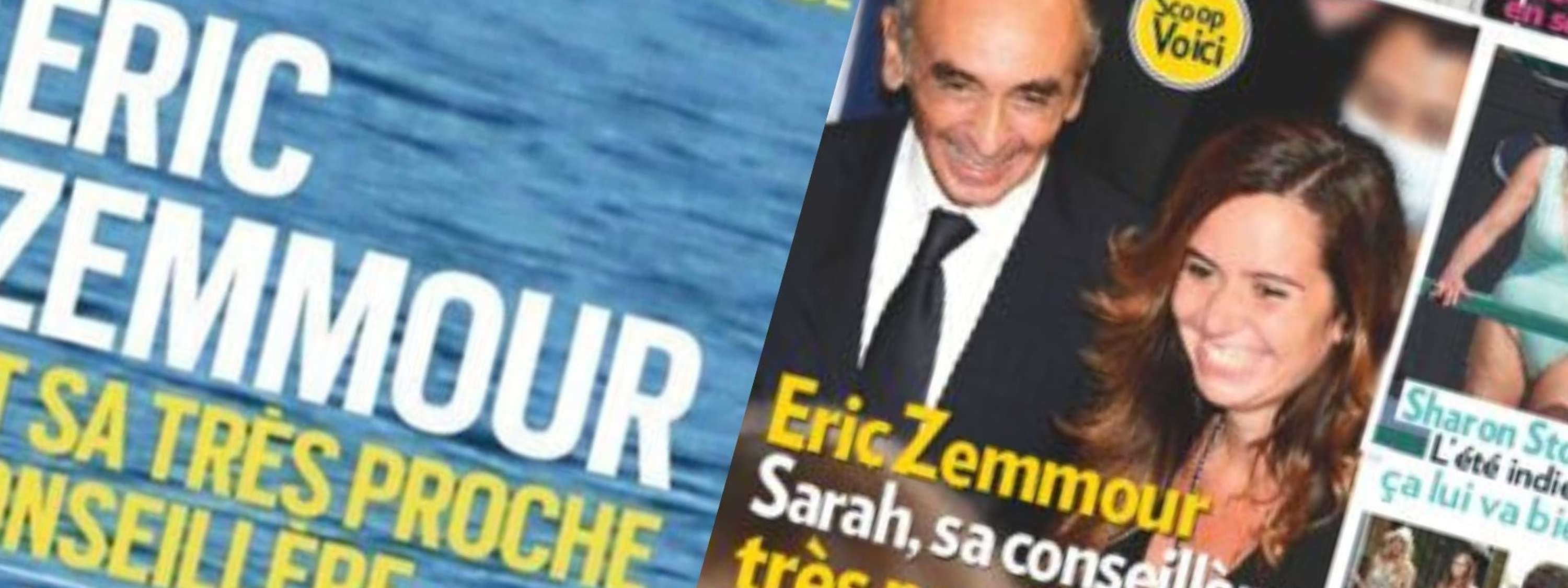 Éric Zemmour et Sarah Knafo en une de "Paris Match" et de "Voici" : la